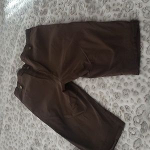 White Stag Brown Capri pants